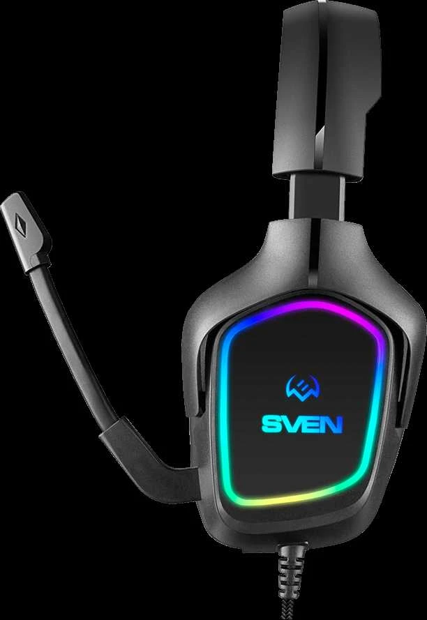 Sven AP-U750MV žaidimų ausinės su RGB apšvietimu
