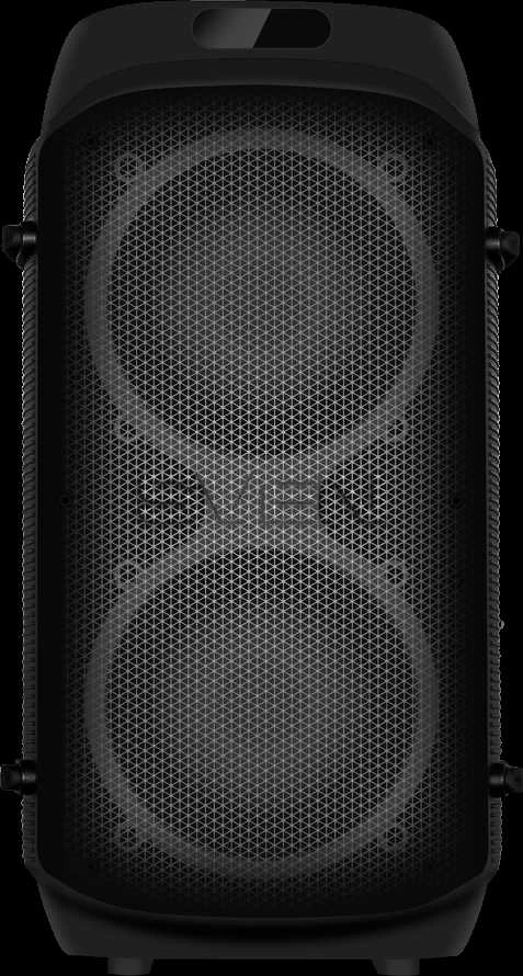 SVEN PS-850 (100 W, TWS, Bluetooth, FM, USB, Micro SD, LED ekranas, 8000 mAh)