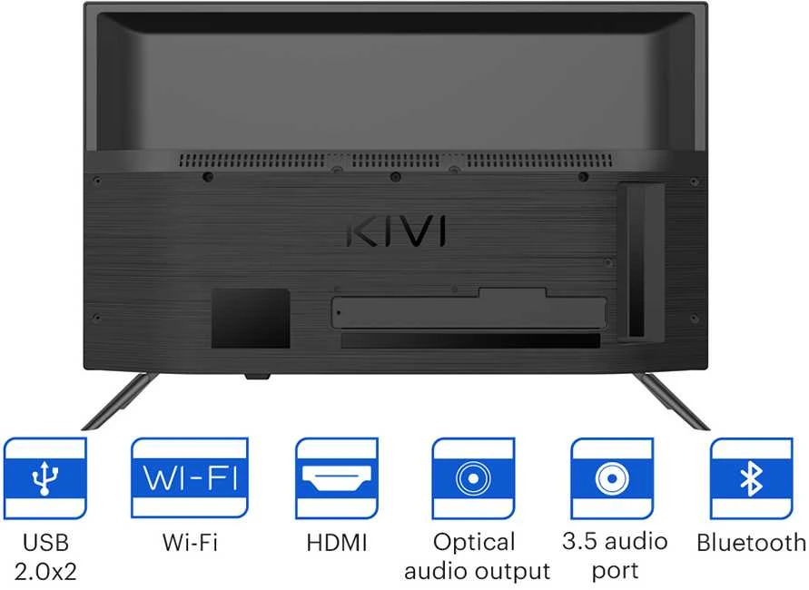 Televizorius 32" HD TV KIVI 32H740NB Smart TV Juodas