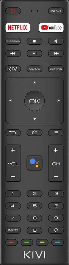 Televizorius 32" HD TV KIVI 32H740NB Smart TV Juodas