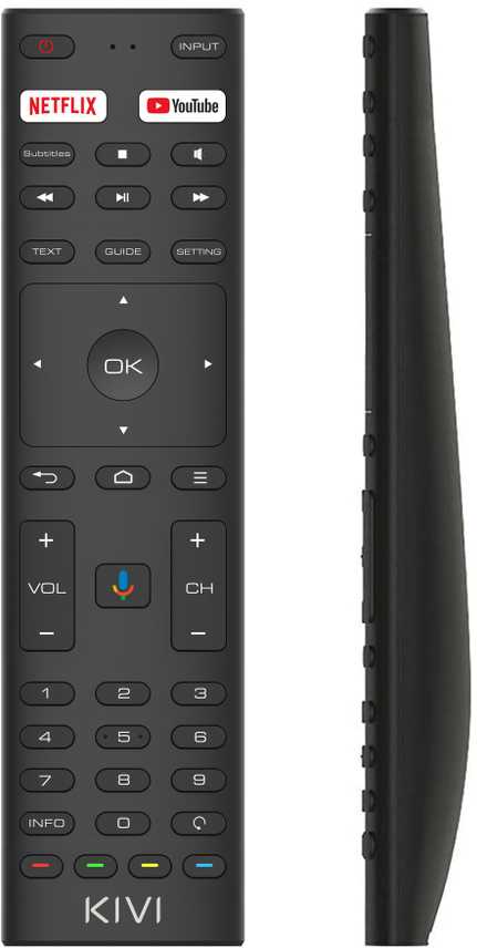 Televizorius Kivi 55U740NB, 55', UHD, Google Android TV, Juodas ...