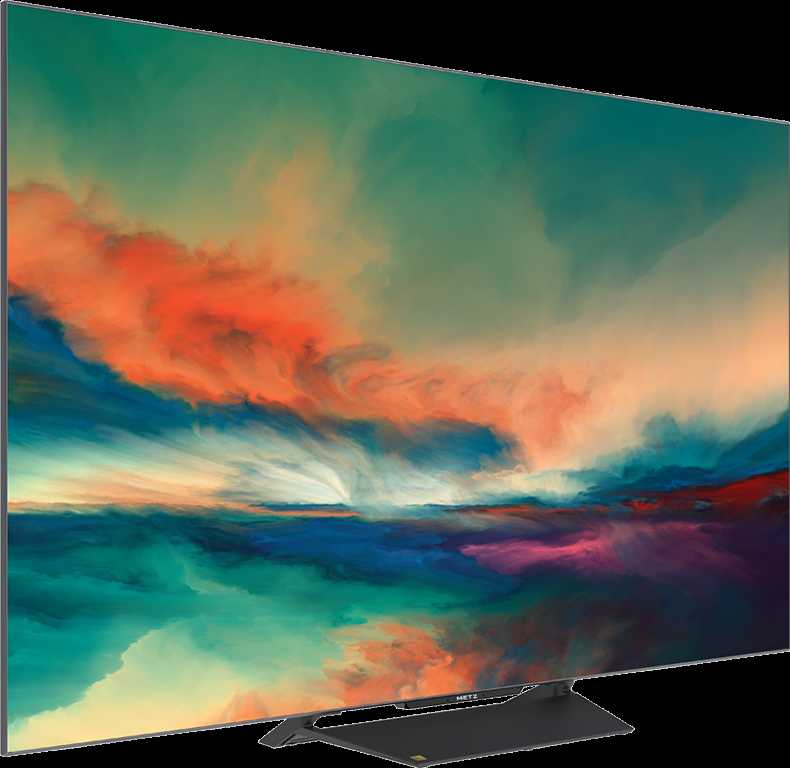 Televizorius Metz 65", UHD, Google TV, Juodas, miniLED 120Hz, DV IQ, 550/1000nits, DA, AV1, 2x15W, Energy F, BT5.1 WiFi5G, 3 HDMI 2.1, 2xUSB, 24 months