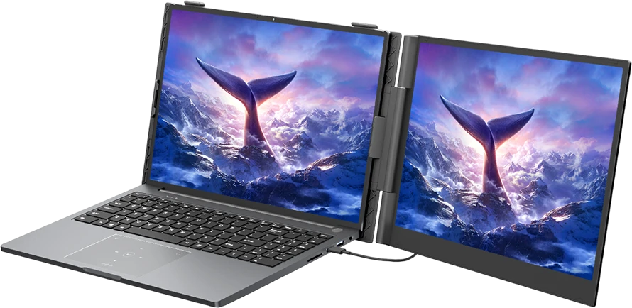 Monitorius „Blackview“ 14 colių nešiojamas dviejų monitorių televizorius SCM6