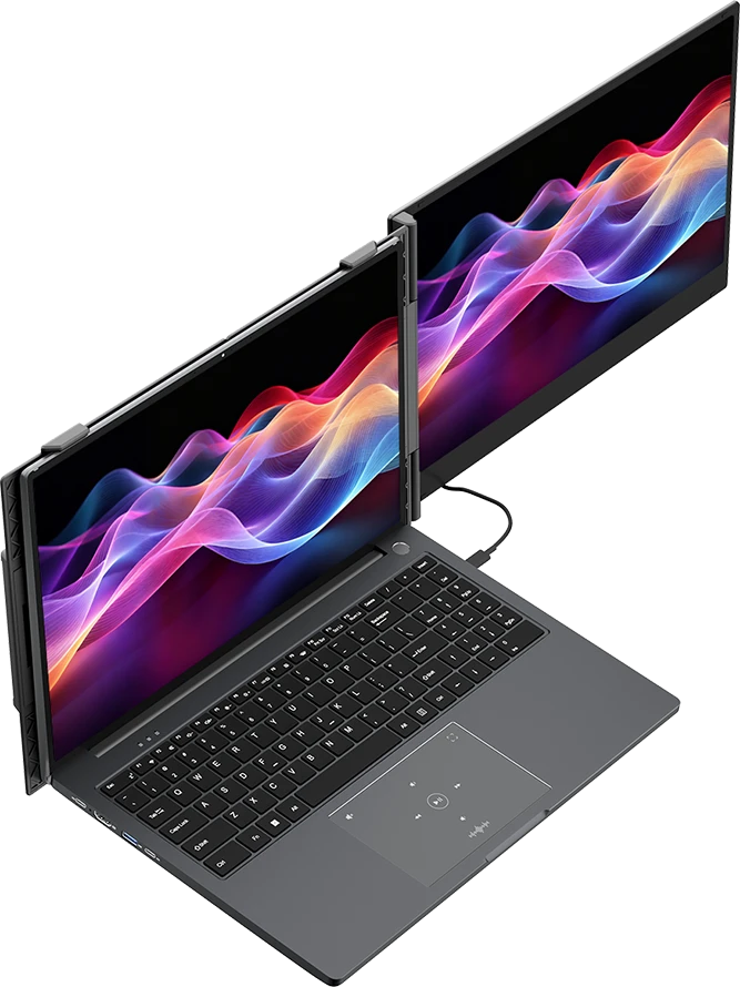 Nešiojamas „Blackview SCM8“ 15,3 colio dvigubas monitorius
