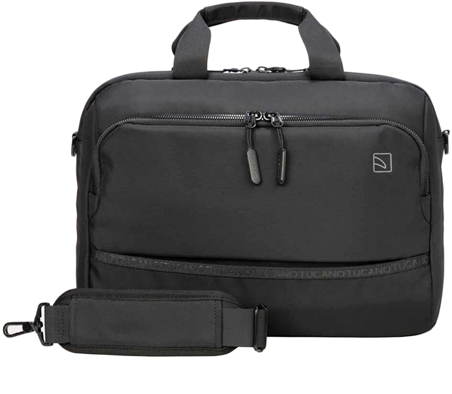 TUCANO PLAYER Bag for MacBook Pro 16 / Nešiojamas kompiuteris 15.6, Juodas