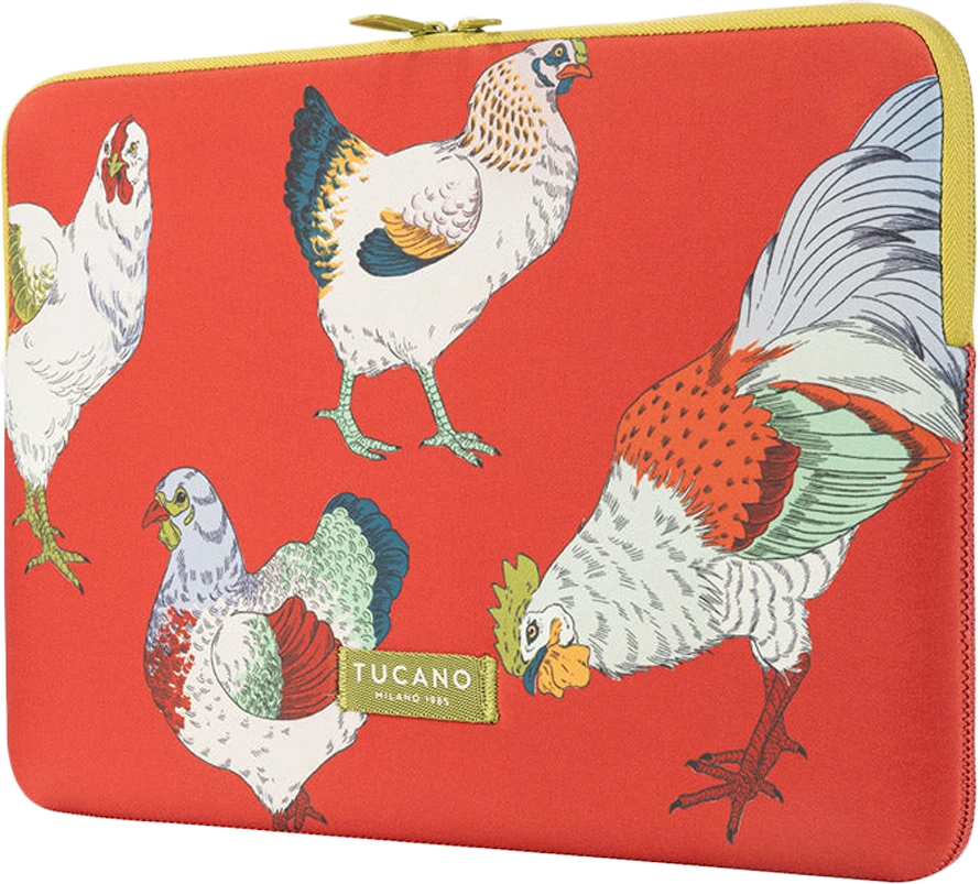 TUCANO SLEEVE SCHIZZO MacBook Air 15/ Nešiojamas kompiuteris 13/ Nešiojamas kompiuteris 14, FAUNA GALLINE Oranžinis