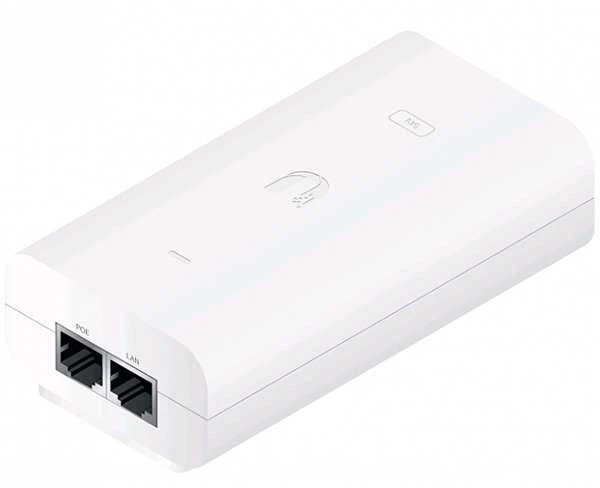 Ubiquiti 54V 1.5A POE adapteris su LAN jungtimis