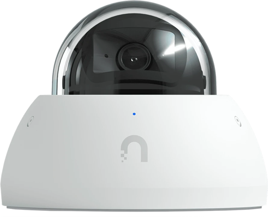 UBIQUITI CAMERA AI DOME VISUO METU, VANDALUI APSAUGA 4K POE DOME KAMEROS SU PAtobulintomis AI GALIMYBĖMIS IR ILMO ATSTOVO IR NAKTINIU REGIMUMU