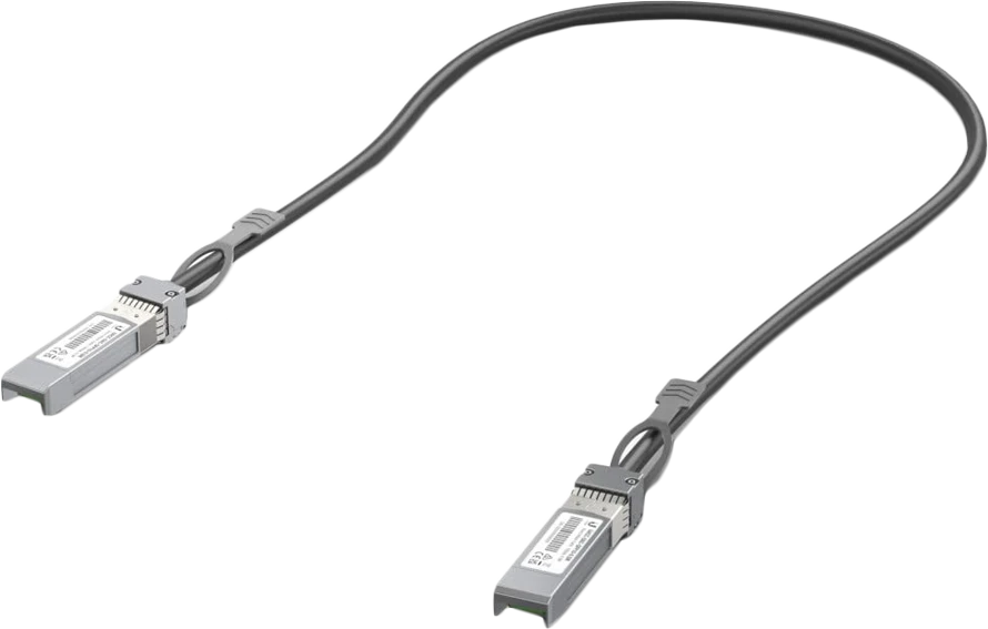 Tinklo Kabelis - Ubiquiti UACC-DAC-SFP10 0.5M SFP+ 10 Gbit/s Juodas