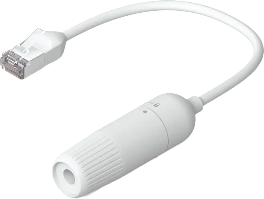Ubiquiti CT6 kabelis su vyriško-moteriško RJ45 jungtimis, skirtas prailginti Ethernet ryšį, 0,15 m