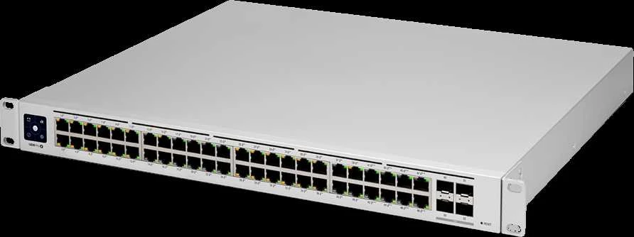 Šakotuvas UBIQUITI 48 prievadų Gigabit UniFi L3 jungiklis + 4x 10GbE SFP+ jungtys