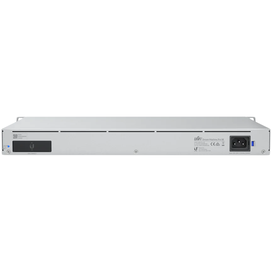 Šakotuvas Ubiquiti All-in-one Maršrutizatorius ir Security Gateway | UDM-SE | Nėra „Wi-Fi“ | 10/100/1000/2500 Mbit/s | Ethernet LAN (RJ-45) jungtys 8 | Tinklelio atramos Nr. | MU-MiMO Nr. | Nėra mobiliojo plačiajuosčio ryšio