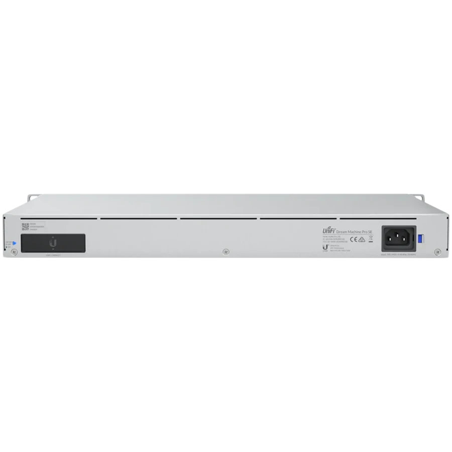 Maršrutizatorius UBIQUITI UDM-SE jungiklis UniFi Dream Machine 8x RJ45 1000Mb/s 1x SFP+ 1x RJ45 2.5Gb/s WAN 1x SFP+ WAN 128GB SSD