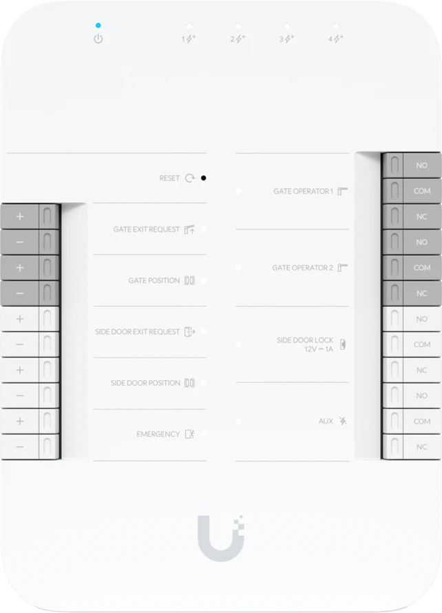 UBIQUITI AN ADVANCED GATE HUB ENABLING SEAMLESS GATE ACCESS CONTROL VIA CONNECTED ACCESS READERS OR INTERCOM