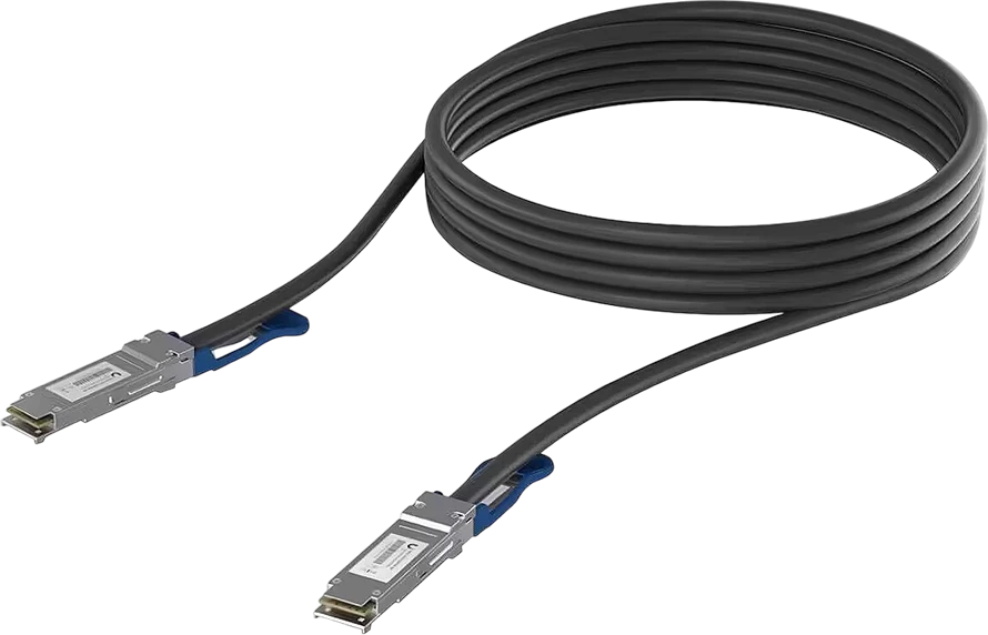 Ubiquiti UACC-DAC-QSFP28-0.5M „InfiniBand“ arba pluoštinis optinis kabelis 0,5 m Juoda