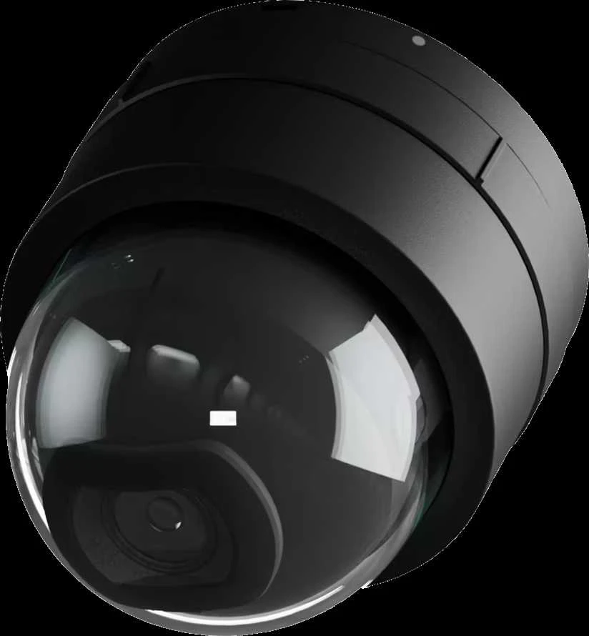 UBIQUITI G5 DOME ULTRA Juodas, YPAČ KOMPAKTIŠKA IR ATSPARI 2K HD POE KAMERA SU NAKTINIU VYKMU, SUKURTA ŽEMO PROFILIU SAUGUMUI VIDAUS