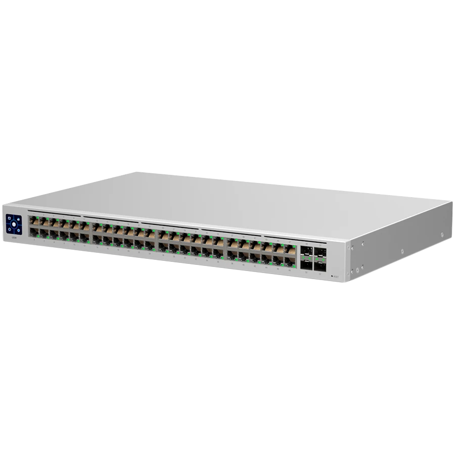 Šakotuvas Ubiquiti | USW-48 | Komutatorius - 48 jungtys | Stalinis | Valdomas | Maitinimo šaltinis: AC 120/230 V (50/60 Hz)