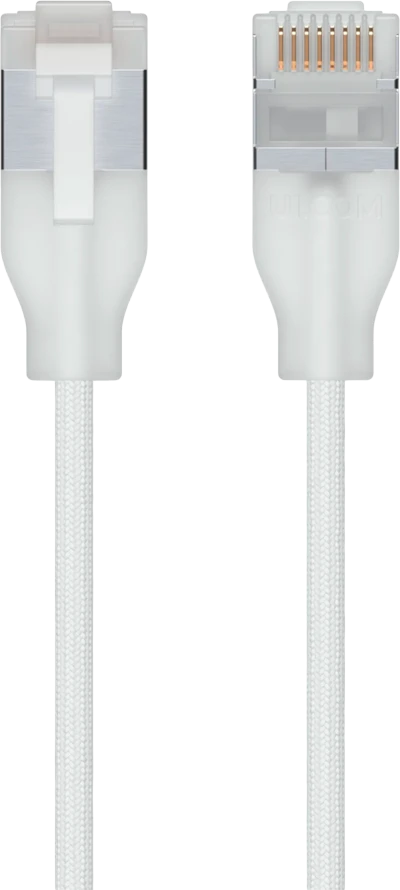 Ubiquiti UniFi Cat6 vytos poros pataisymo kabelis su permatomu RJ45 dangteliu, skirtas Etherlighting, 10 GbE