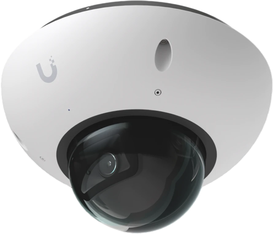 Ubiquiti G6 Dome IP apsaugos kamera, skirta vidaus ir lauko sąlygoms, 3840 x 2160 pikselių, skirta luboms/sienoms.