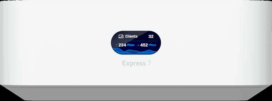Ubiquiti | Express 7 Maršrutizatorius | UX7 | 802.11ax | Ethernet LAN (RJ-45) jungtys 2 | Mesh Support No | MU-MiMO Yes | No mobile broadband