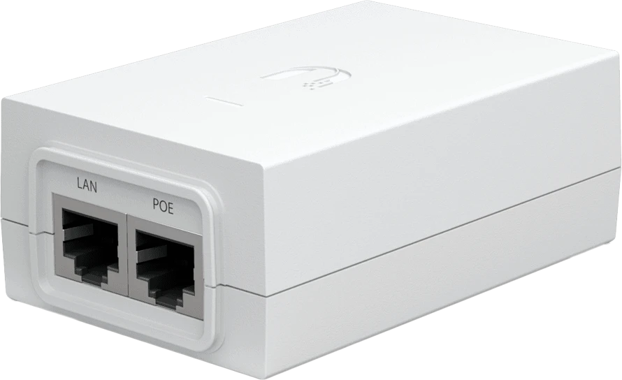 Ubiquiti POE Injector Ubiquiti 24VDC, 30W W POE-24-30W-G-WH