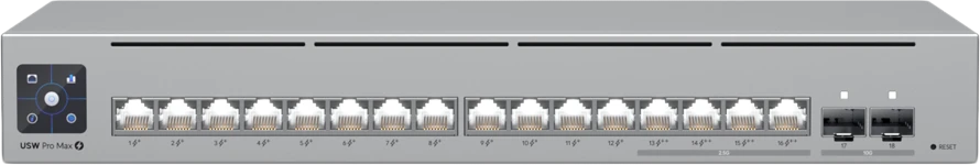 Šakotuvas UBIQUITI USW-PRO-MAX-16-POE