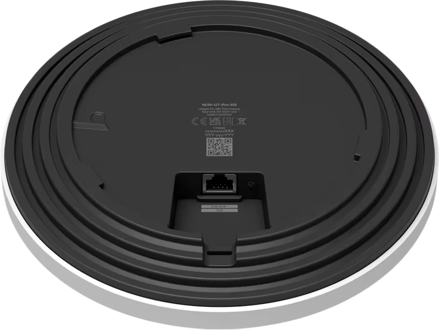 Maršrutizatorius UBIQUITI U7 PRO XG ANT LUBŲ MONTUOJAMAS 6 SRAUTŲ „Wi-Fi“ 7 prieigos taškas su 10/5/2,5/1 GBE palaikymu