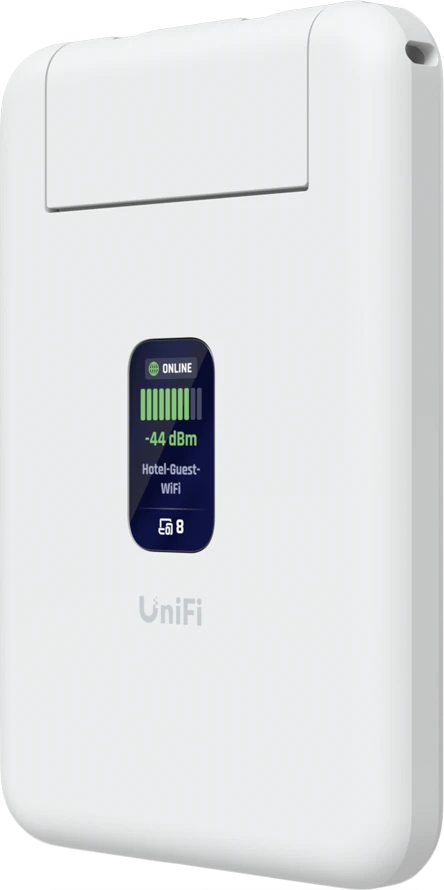 Ubiquiti UTR UniFi Travel Maršrutizatorius ultra-slim travel router that instantly extends your UniFi Network wherever you are, bringing secure, familiar connectivity to remote locations