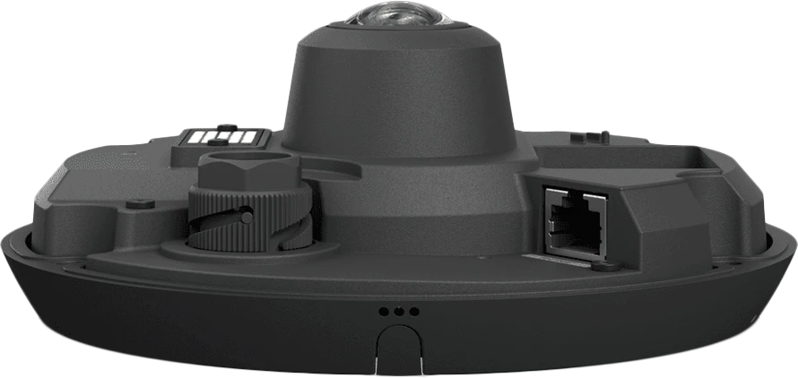 UBIQUITI UVC-G6-Pro-360-B Visoms oro sąlygoms, vandalams atspari 12MP PoE kamera su panoraminiu 360 laipsnių vaizdu, skaitmeniniu pasukimo, pakreipimo, priartinimo ir išmaniuoju IR ryšiu.