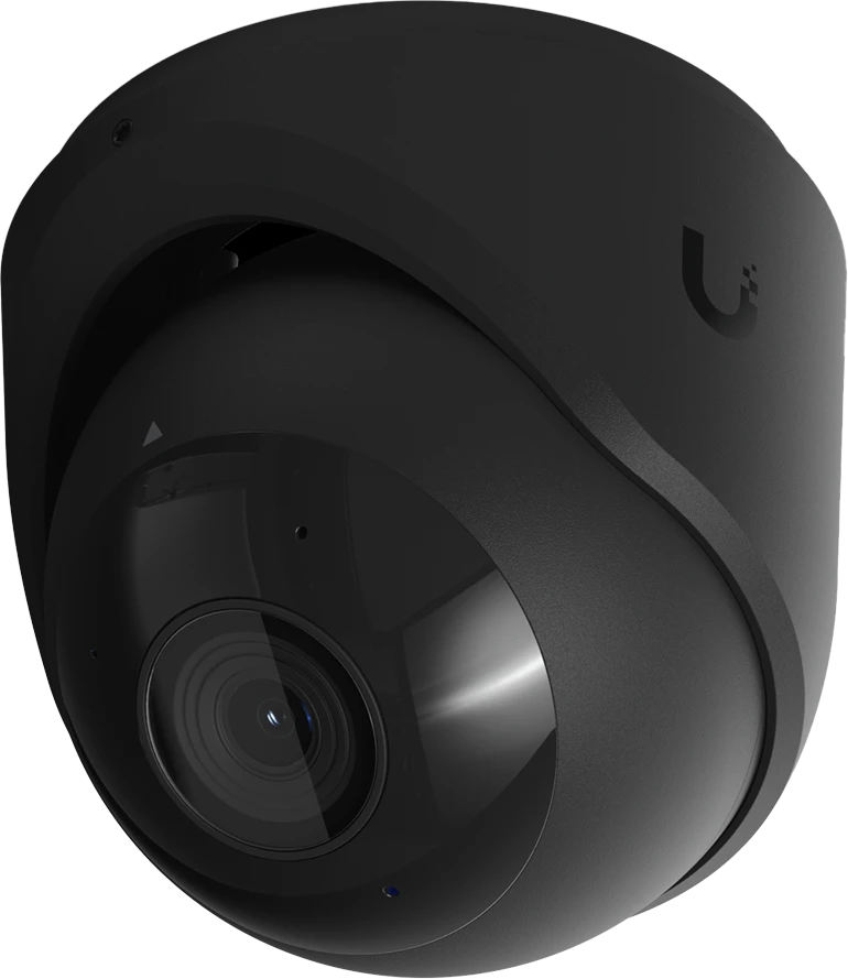 „Ubiquiti UVC-G6-Turret-B Juodas“ – visoms oro sąlygoms atspari, nuo įsilaužimo apsaugota 4K PoE kamera su 1/1,8 colio 8 MP vaizdo jutikliu, „Multi-TOPS“ dirbtinio intelekto varikliu ir 3 ašių rankiniu reguliavimu, užtikrinančiu lankstų montavimą.