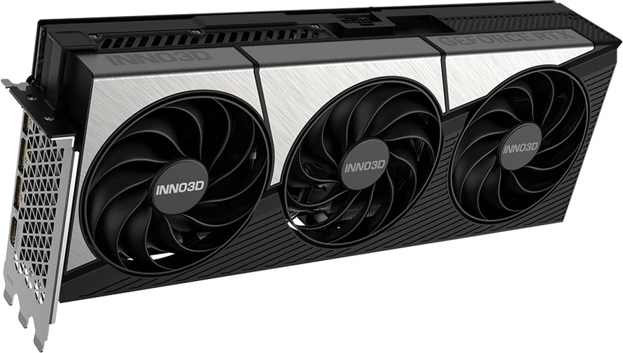 Vaizdo plokštė INNO3D NVIDIA RTX-5090 X3 32GB GDDR7 512bit, 2410 Mhz / 28 Gbps, 3x DP, 1x HDMI, 3 fan, 3 slot