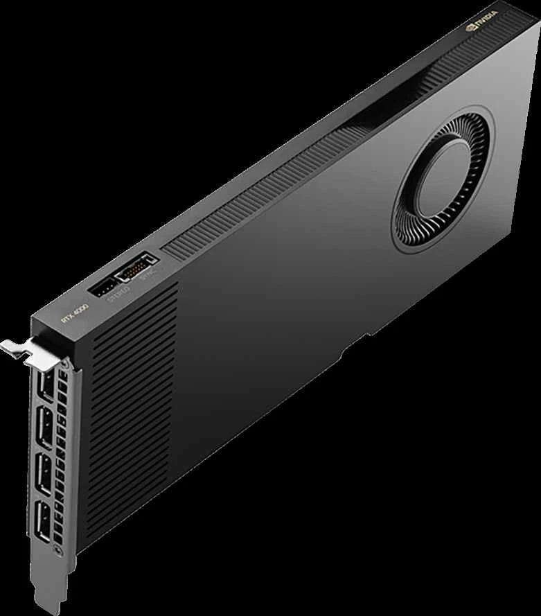 Vaizdo Plokštė - PNY NVIDIA RTX 4000 20GB GDDR6 PCIe 4.0 4x Mini DP