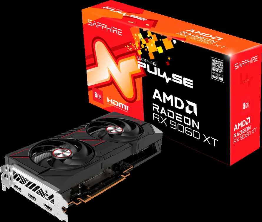 Vaizdo plokštė SAPPHIRE RX 9060 XT GAMING 8GB