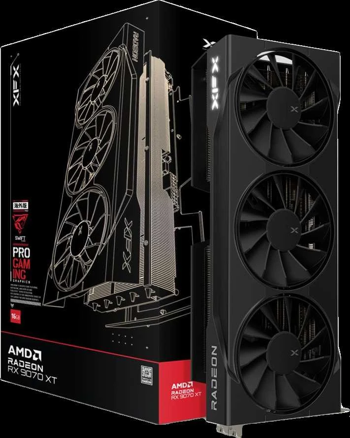 Vaizdo plokštė XFX Radeon RX 9070 XT Swift 16GB GDDR6