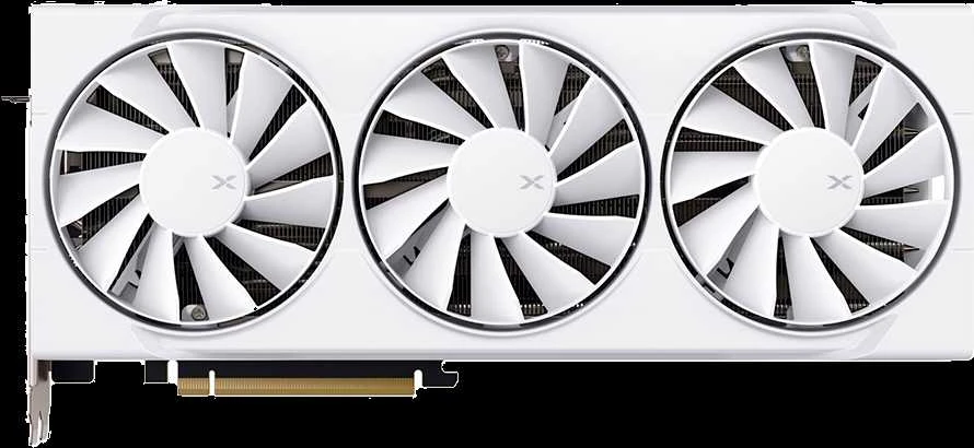 Vaizdo plokštė. XFX Swift RX 9070 Baltas 3-FAN GAM E 16G