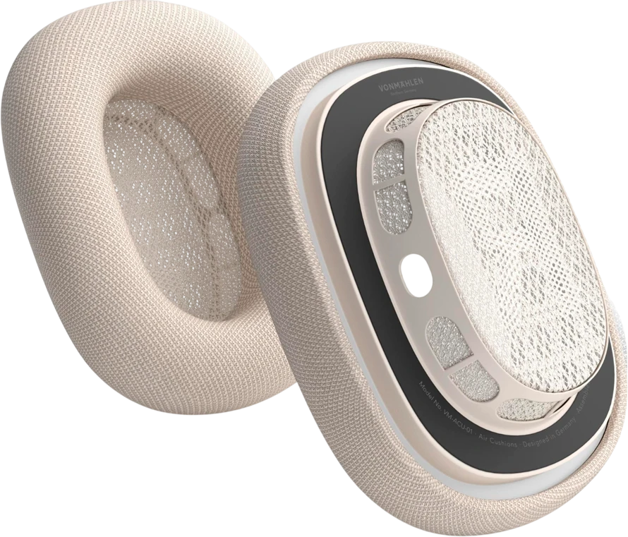 Dėklas Vonmählen Air Cushions for AirPods Max, Champagne