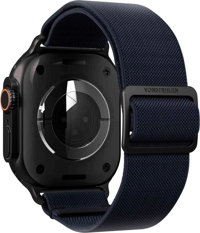 Vonmählen Classic Nylon Loop 40, 41, 42mm One Size, Navy Juodas