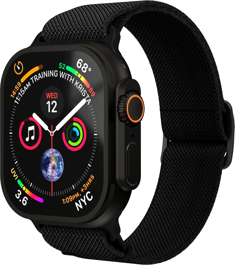 Vonmhlen Vonmählen Classic Nylon Loop 40, 41, 42mm One Size All, Juodas