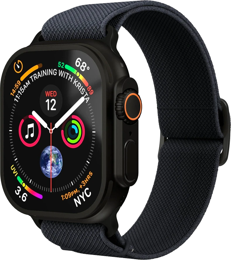 Vonmählen Classic Nylon Loop 44, 45, 46, 49mm One Size, Navy Juodas