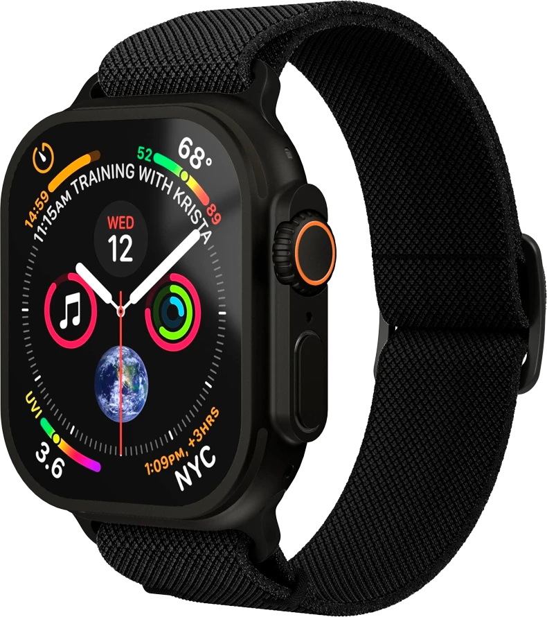 Vonmhlen Vonmählen Classic Nylon Loop 44, 45, 46, 49mm One Size All, Juodas