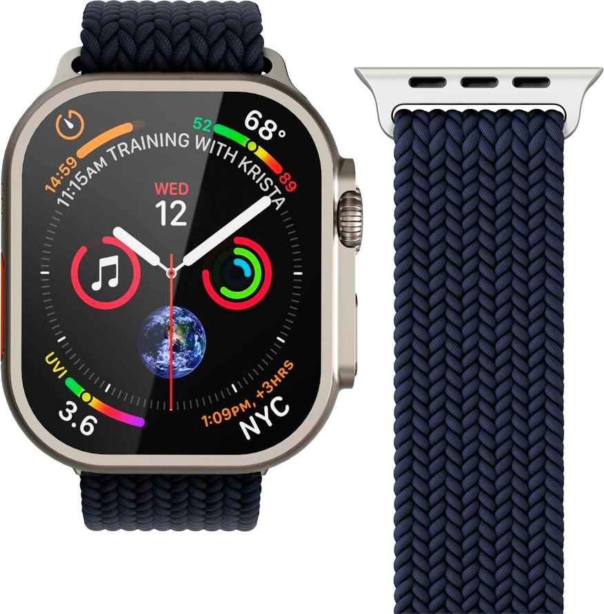 Vonmählen Woven Loop 40, 41, 42mm One Size, Navy