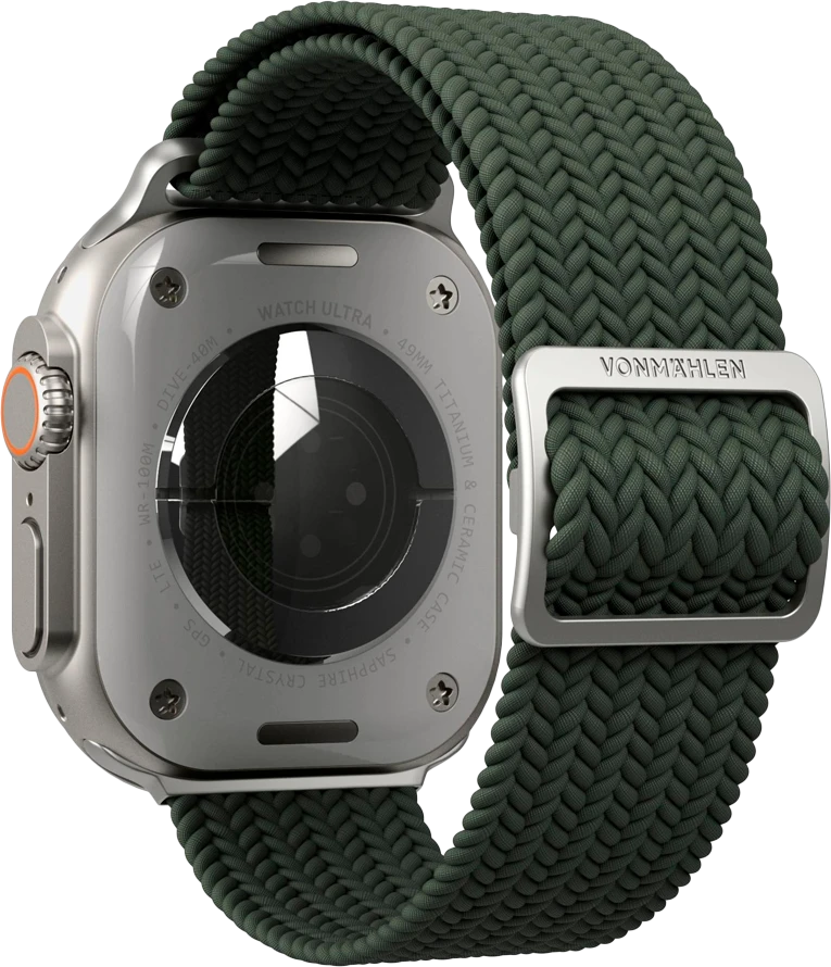 Vonmählen Woven Loop 40, 41, 42mm One Size, Olive