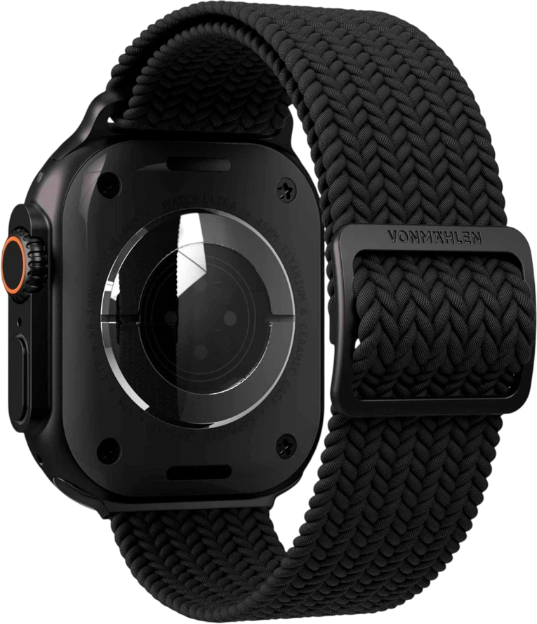 Vonmählen Woven Loop 40, 41, 42mm One Size, All Juodas