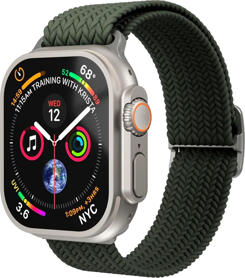 Vonmählen Woven Loop 40, 41, 42mm One Size, Olive