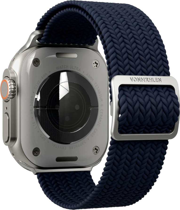 Vonmählen Woven Loop 44, 45, 46, 49mm One Size, Navy