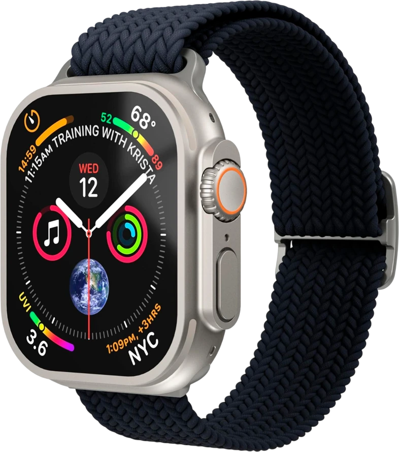 Vonmählen Woven Loop 44, 45, 46, 49mm One Size, Navy