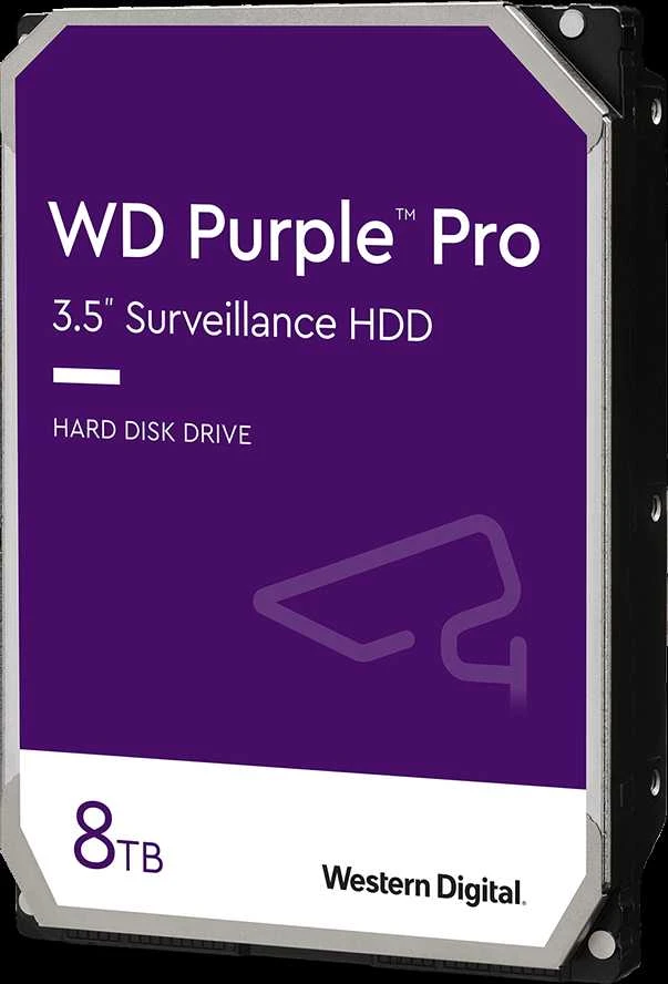 Western Digital HDD AV WD Violetinė Pro (3.5'', 8TB, 256MB, 7200 RPM, SATA 6 Gb/s)