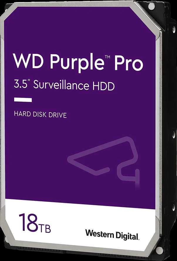 Kietasis diskas Western Digital Violetinė Pro internal hard drive 18 TB 7200 RPM 512 MB 3.5" Serial ATA III