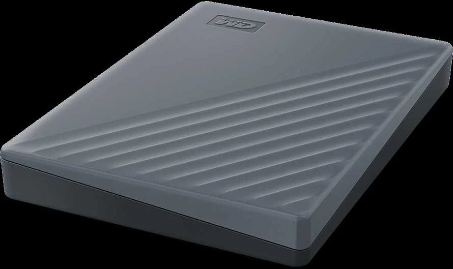 Išorinis kietasis diskas HDD Western Digital My Passport (6TB, USB 3.2) Pilkas