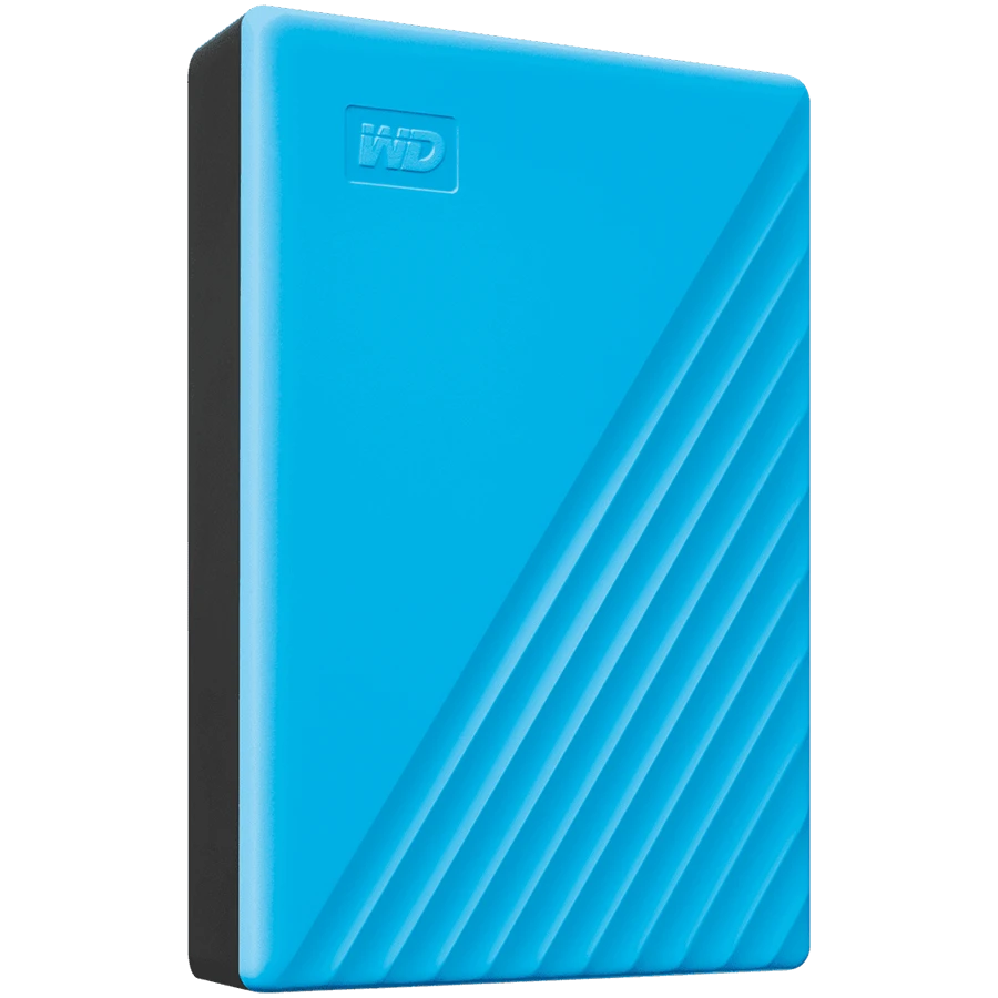 Išorinis kietasis diskas HDD Western Digital My Passport (4TB, USB 3.2) Mėlyna